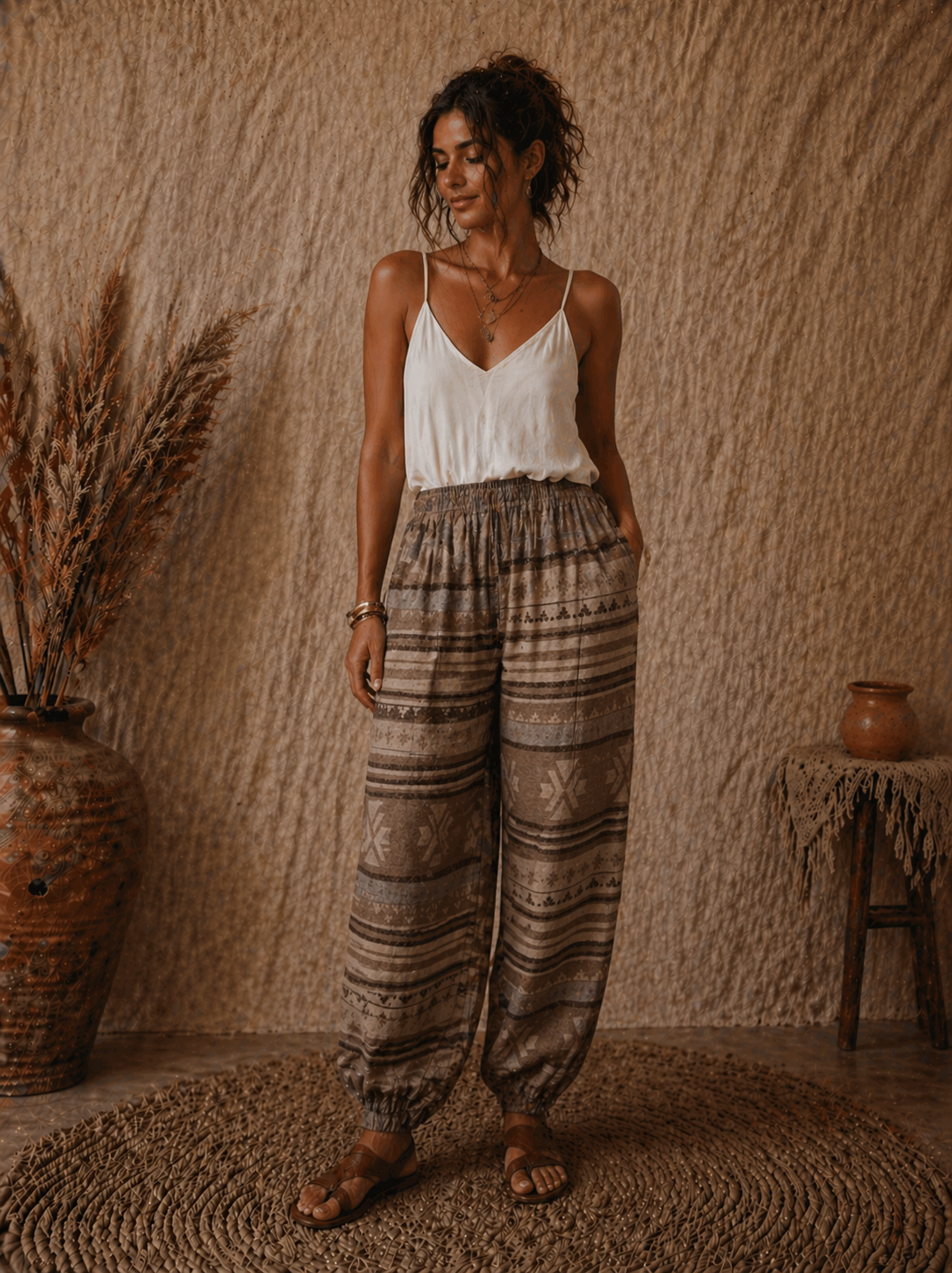 Aztec Wool Pants