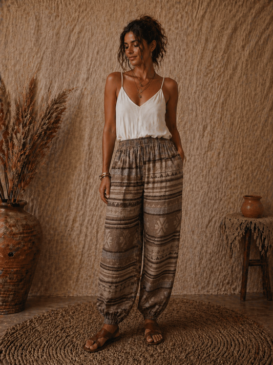 Aztec Wool Pants