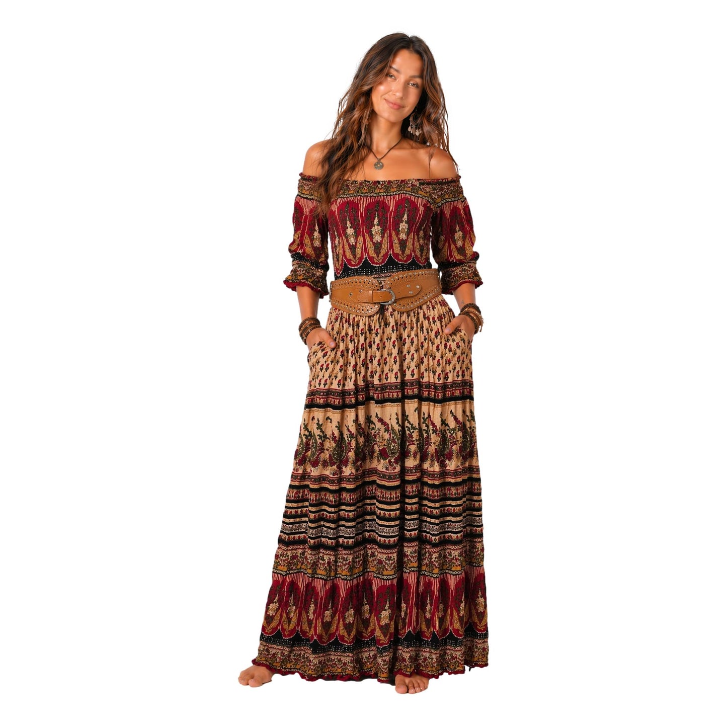 Boho Indian Dress