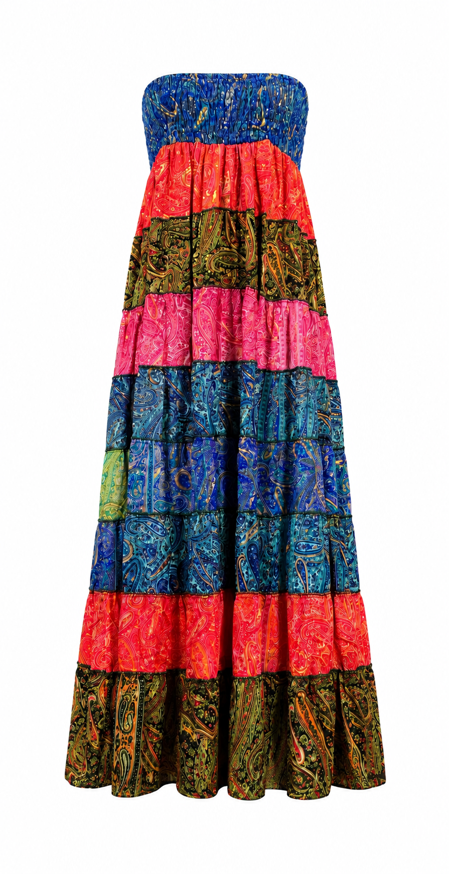Boho Shirred Dress/Skirt