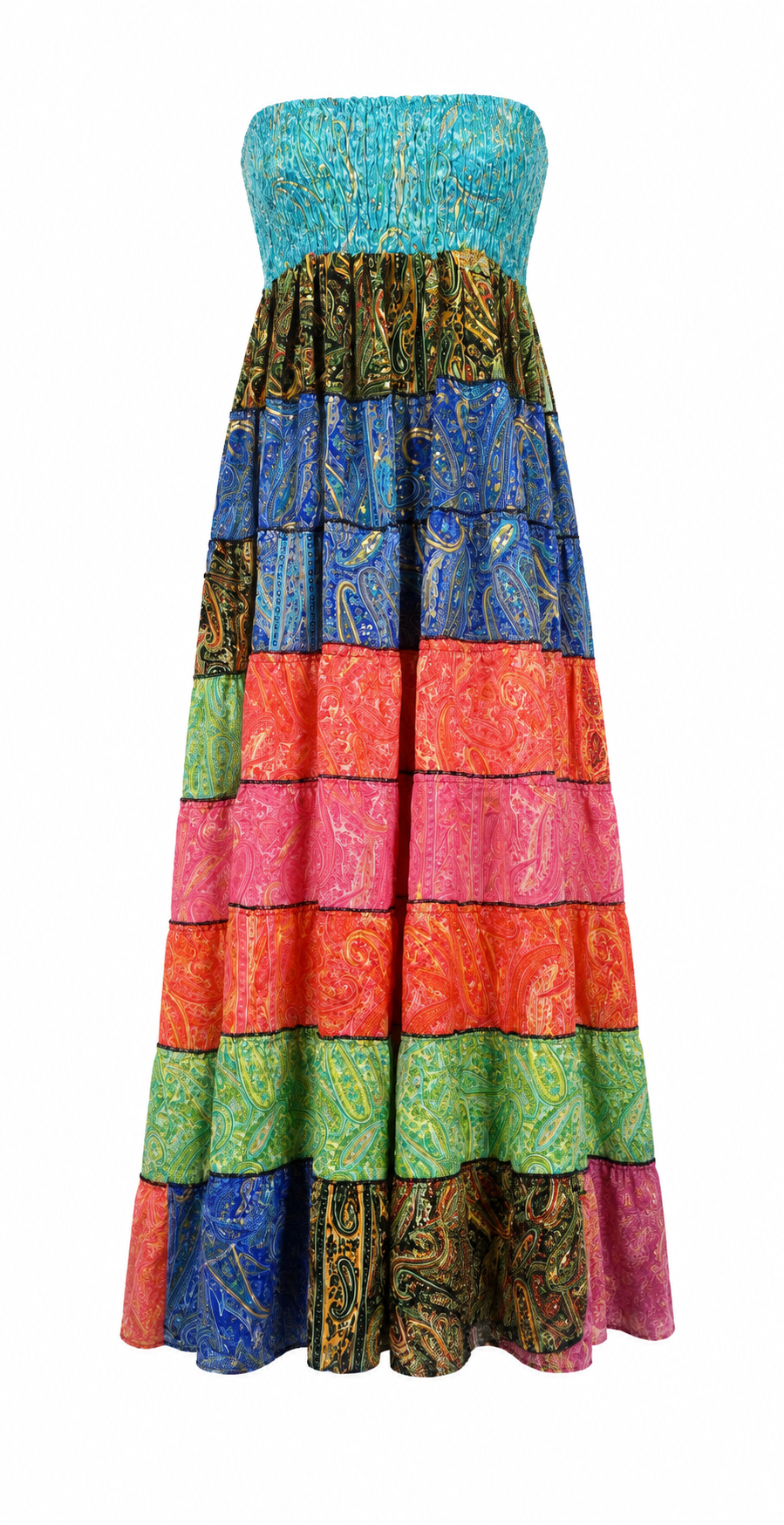 Boho Shirred Dress/Skirt