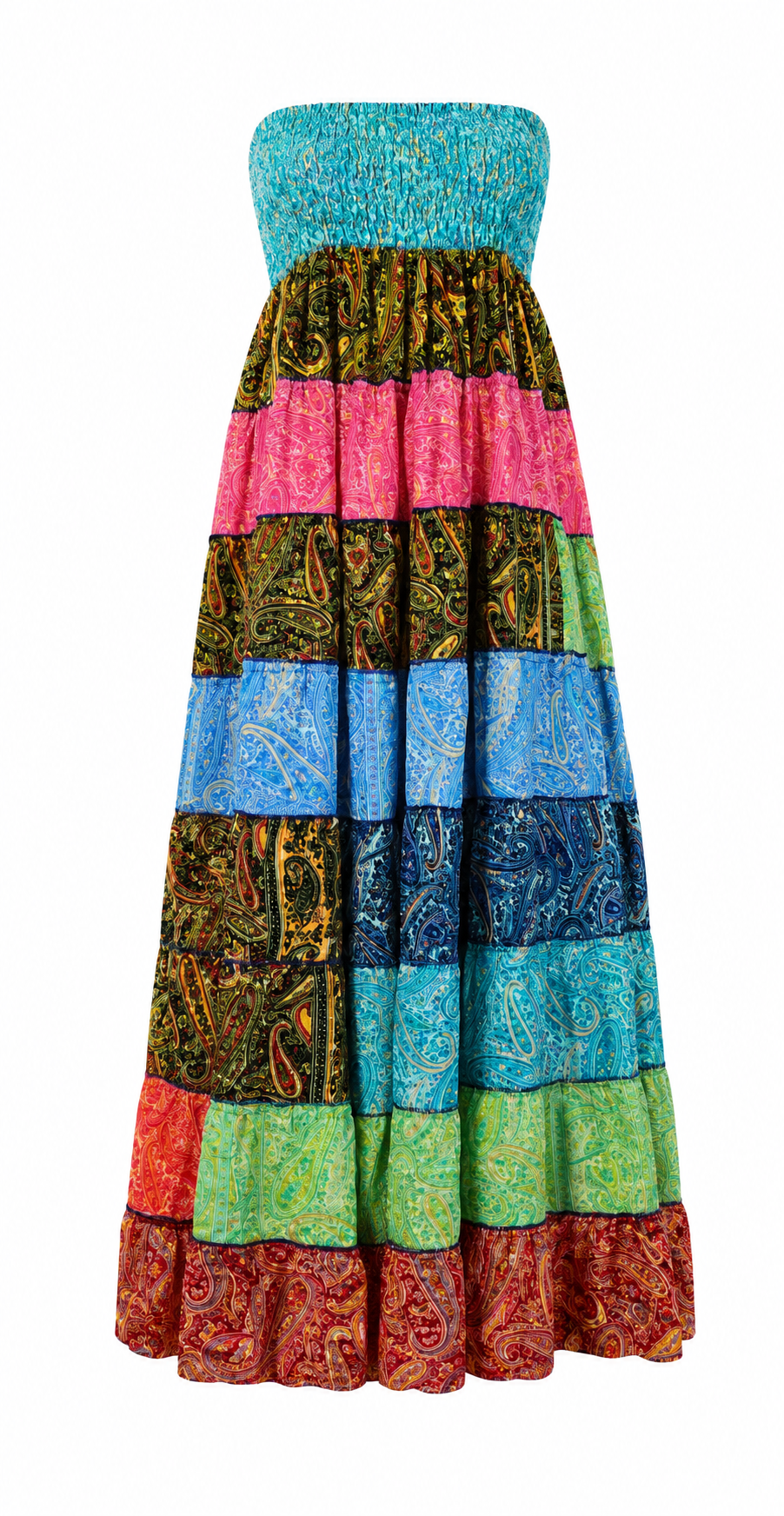 Boho Shirred Dress/Skirt