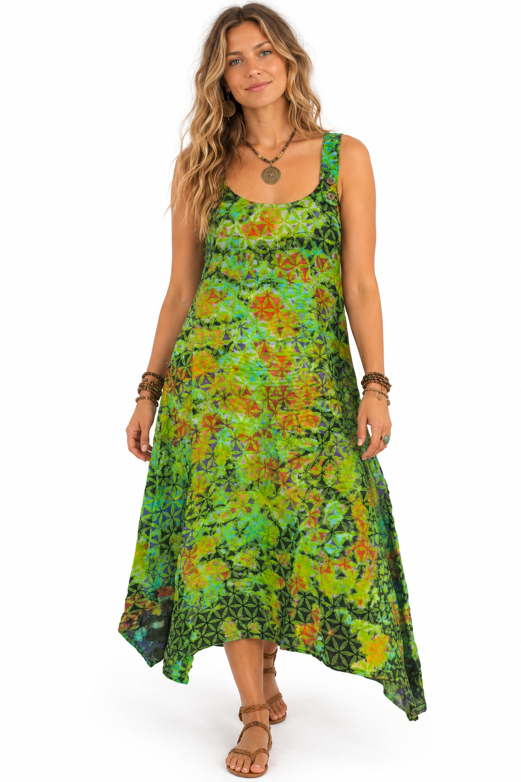 Rainbow Flower Of Life Dress