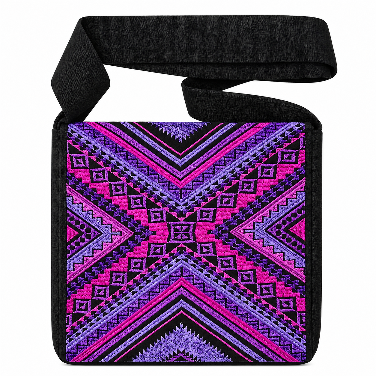 Vibrant Mandela Satchel