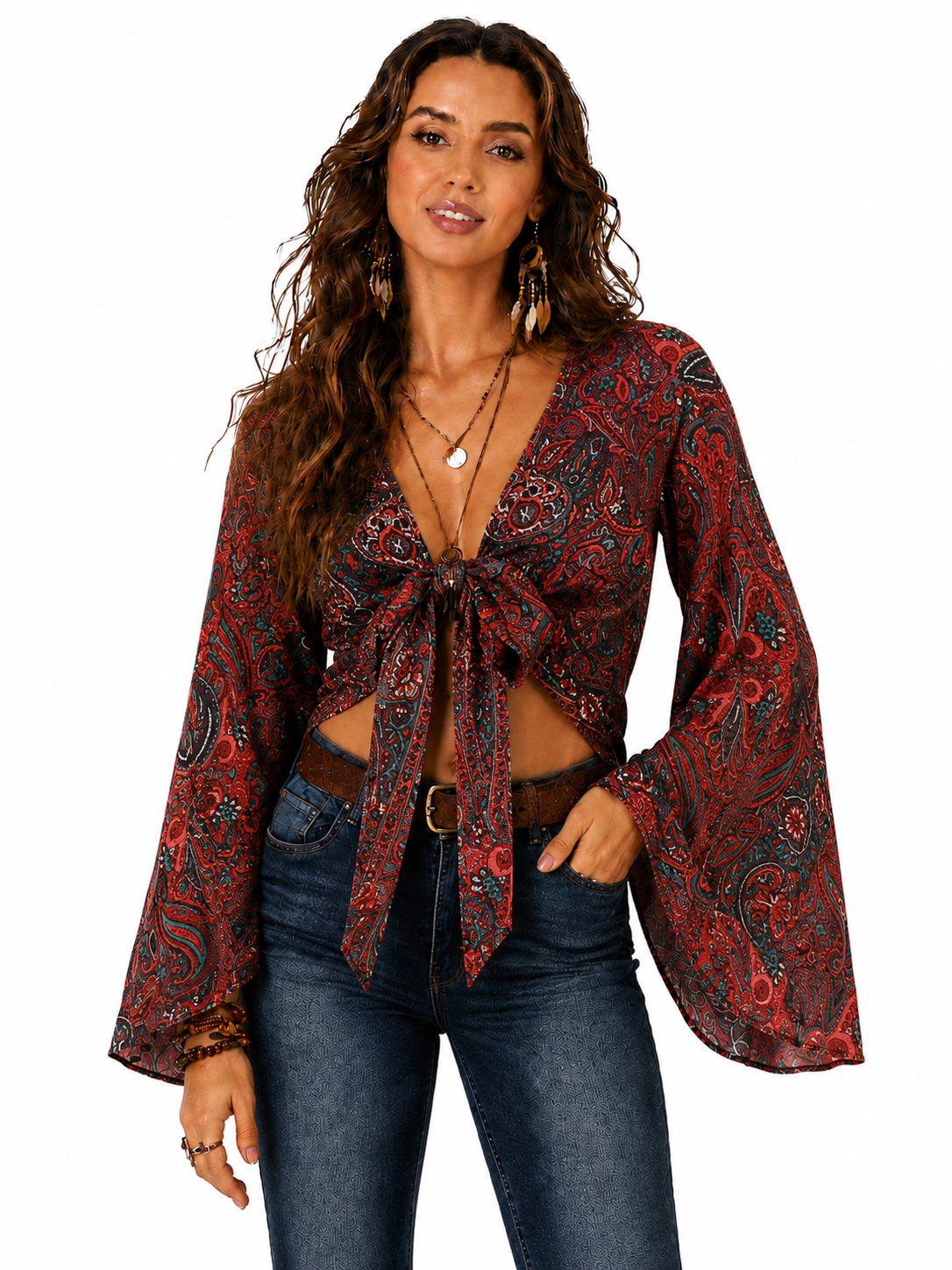 Bell Sleeve Top