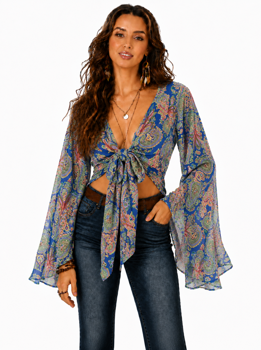 Bell Sleeve Top