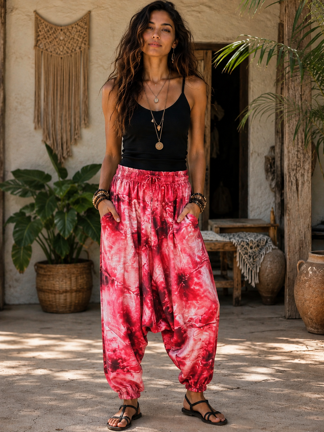 Tie Dye Harem Pants