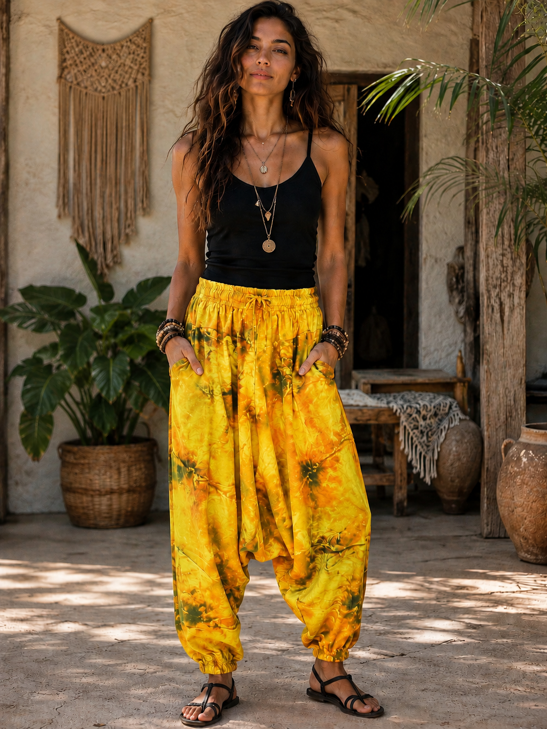 Tie Dye Harem Pants