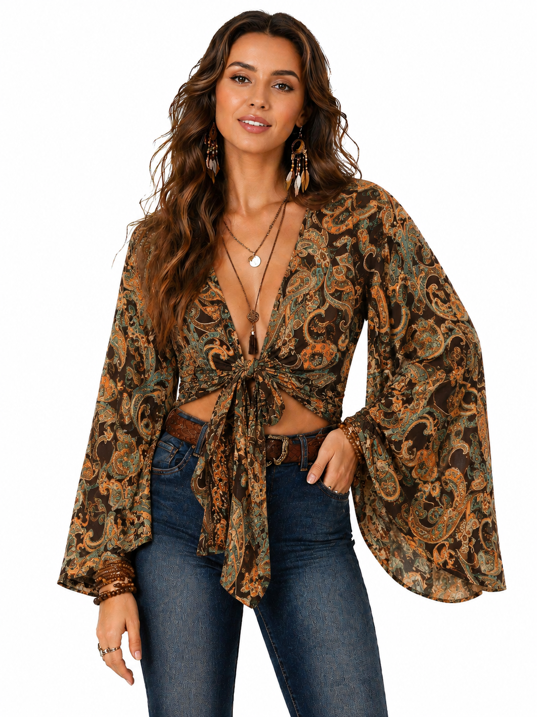 Bell Sleeve Top