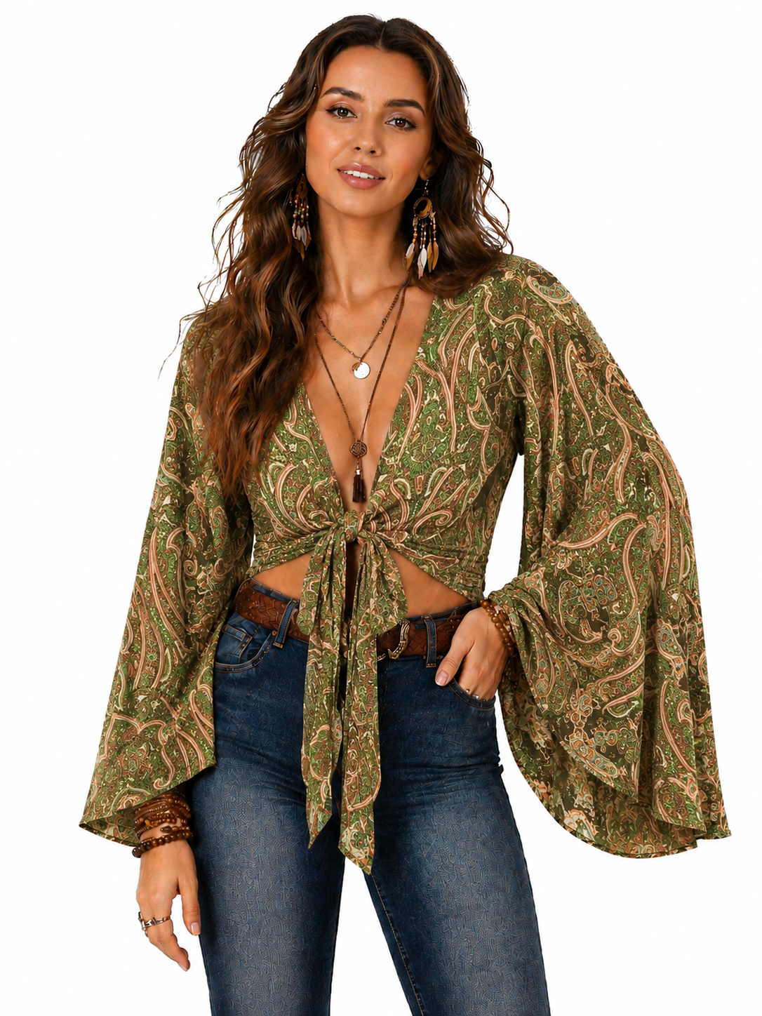 Bell Sleeve Top