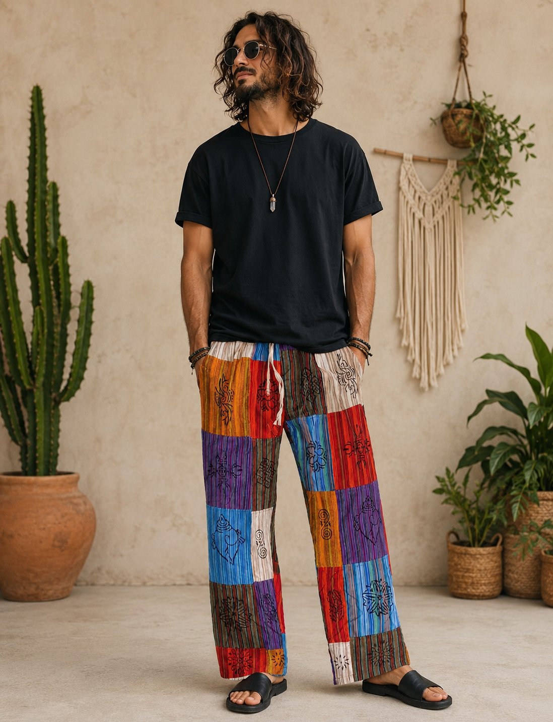 Patchwork  Pants