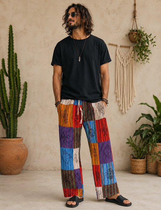 Patchwork  Pants