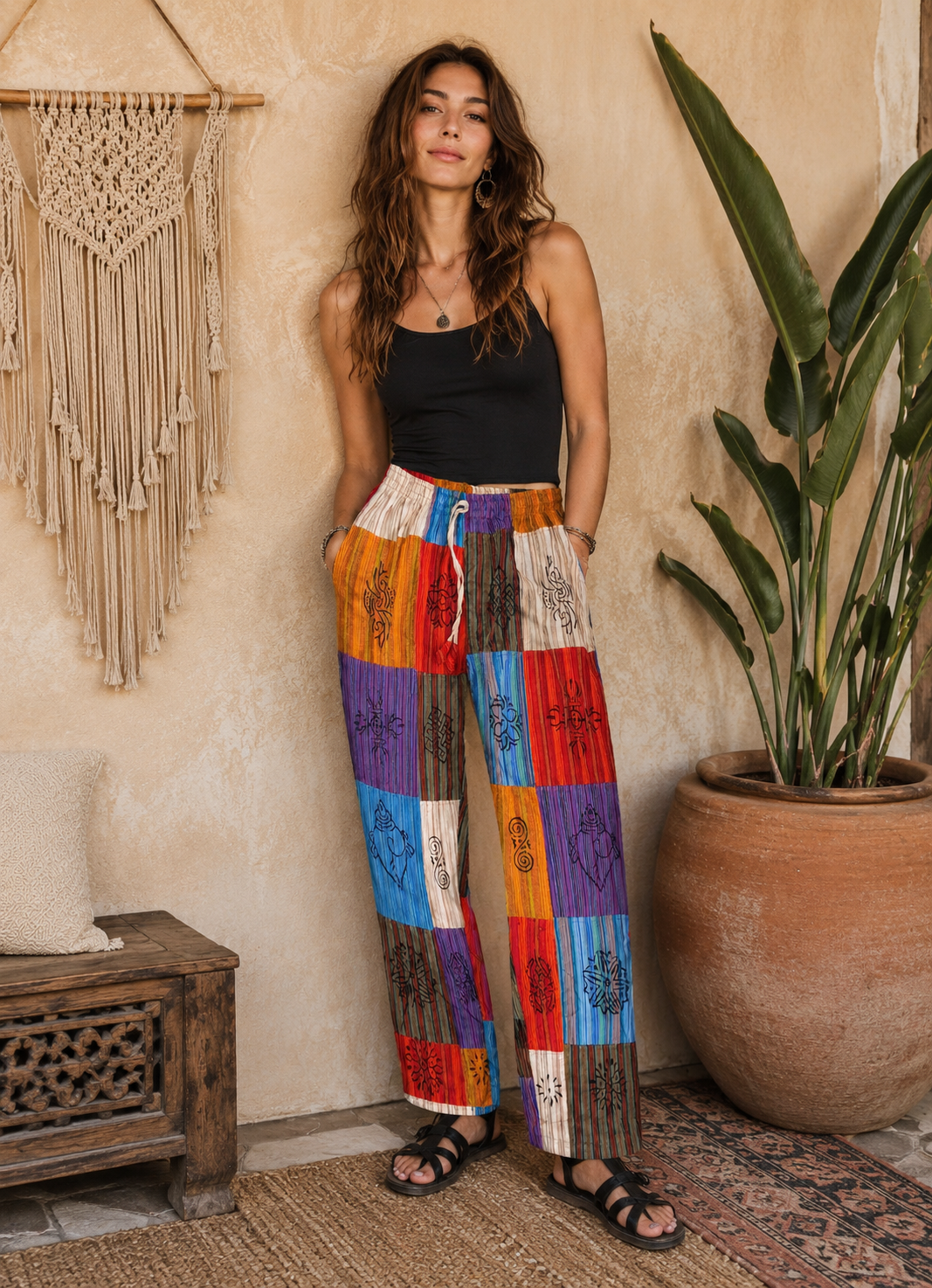 Patchwork  Pants