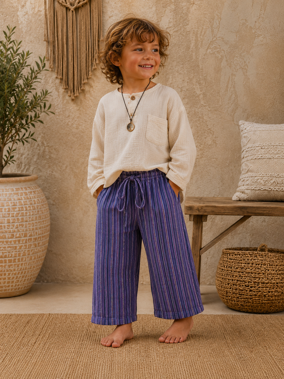 Unisex Kids Straight Legs pants