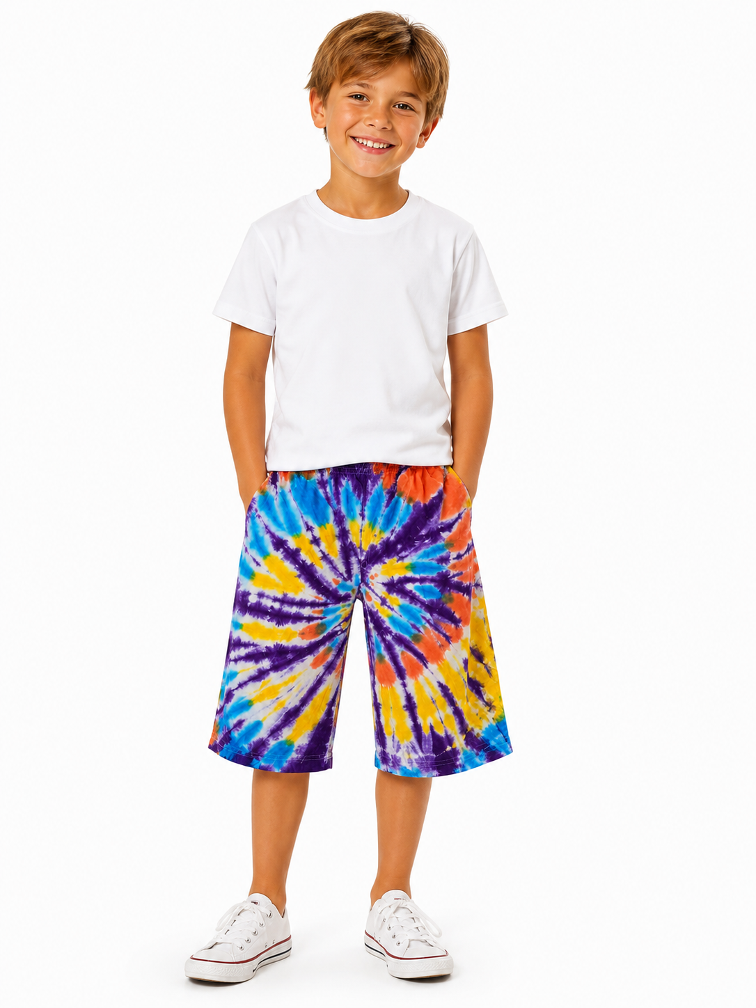 Tie Dye Kids Shorts