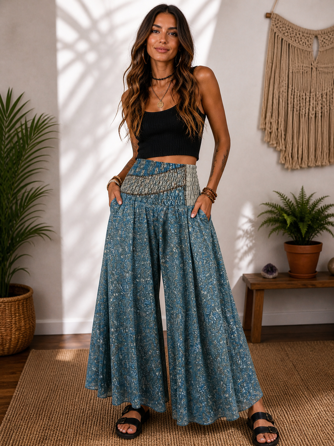 Super Flared Wide Leg Pants