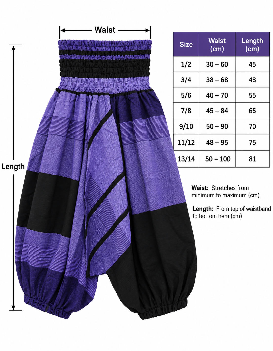 Kids Drop Crutch Aladdin pants
