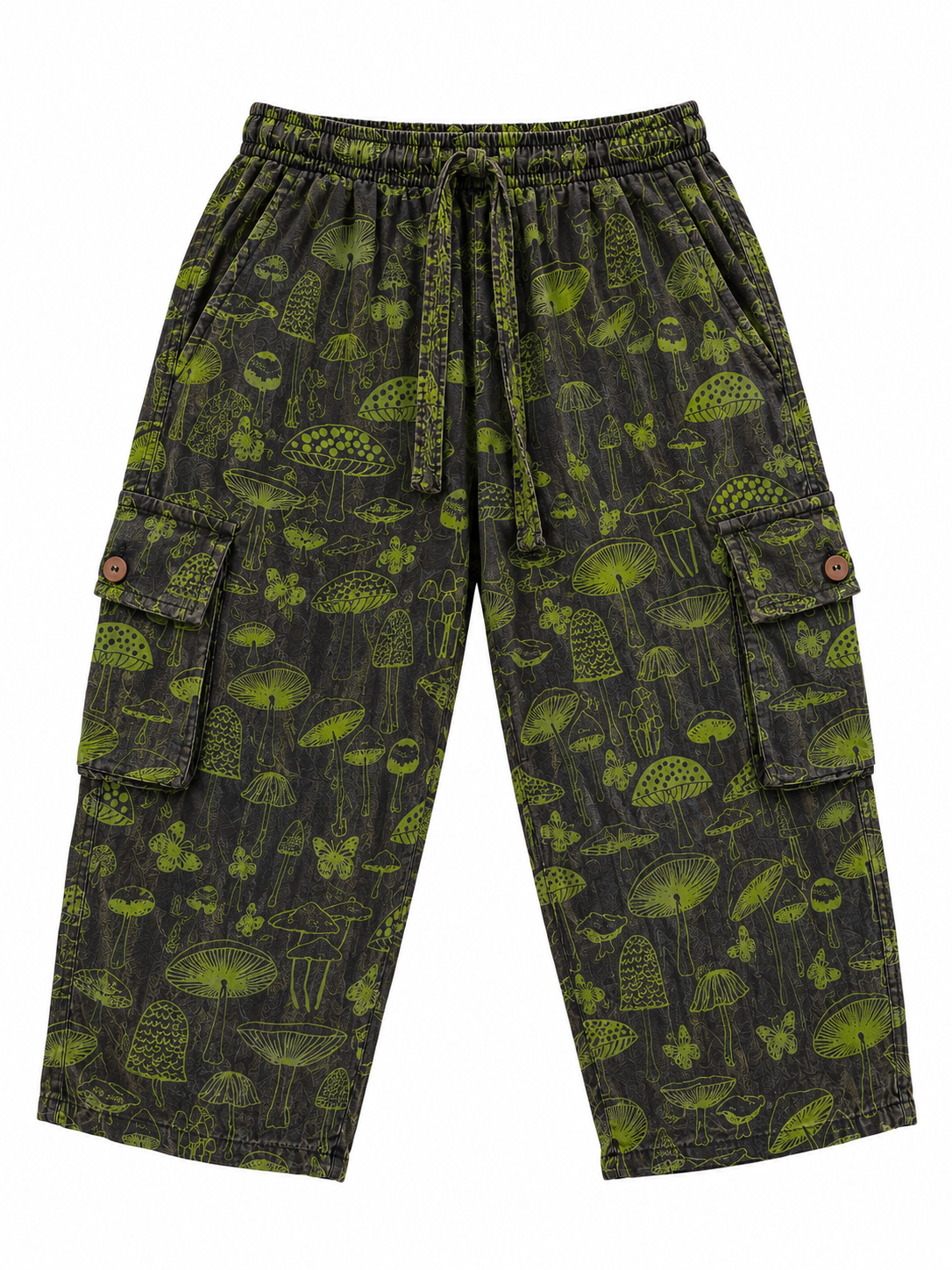 Mushroom 3/4 Cargo Shorts