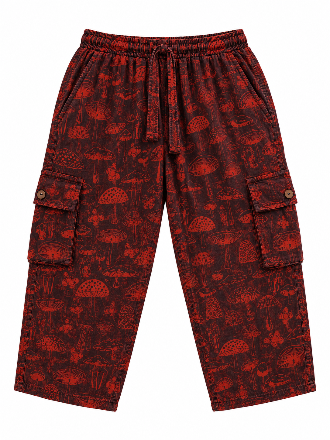Mushroom 3/4 Cargo Shorts