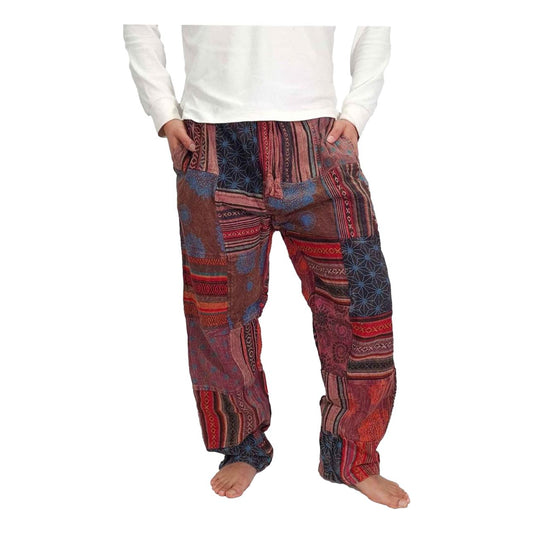 Nepalese Stonewashed Patchwork Pants A-162