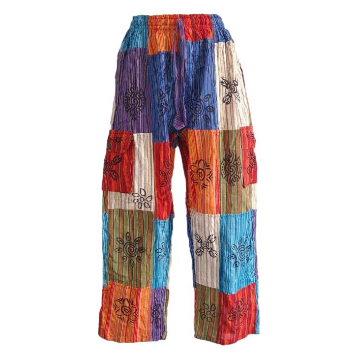 Patchwork Cargo Pants