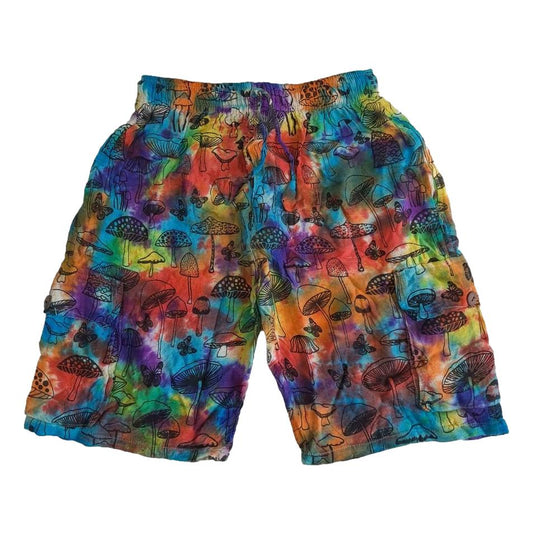 Rainbow Mushroom Cargo Pants