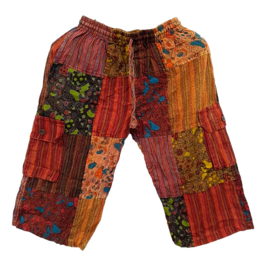 Mushroom Patchwork Shorts