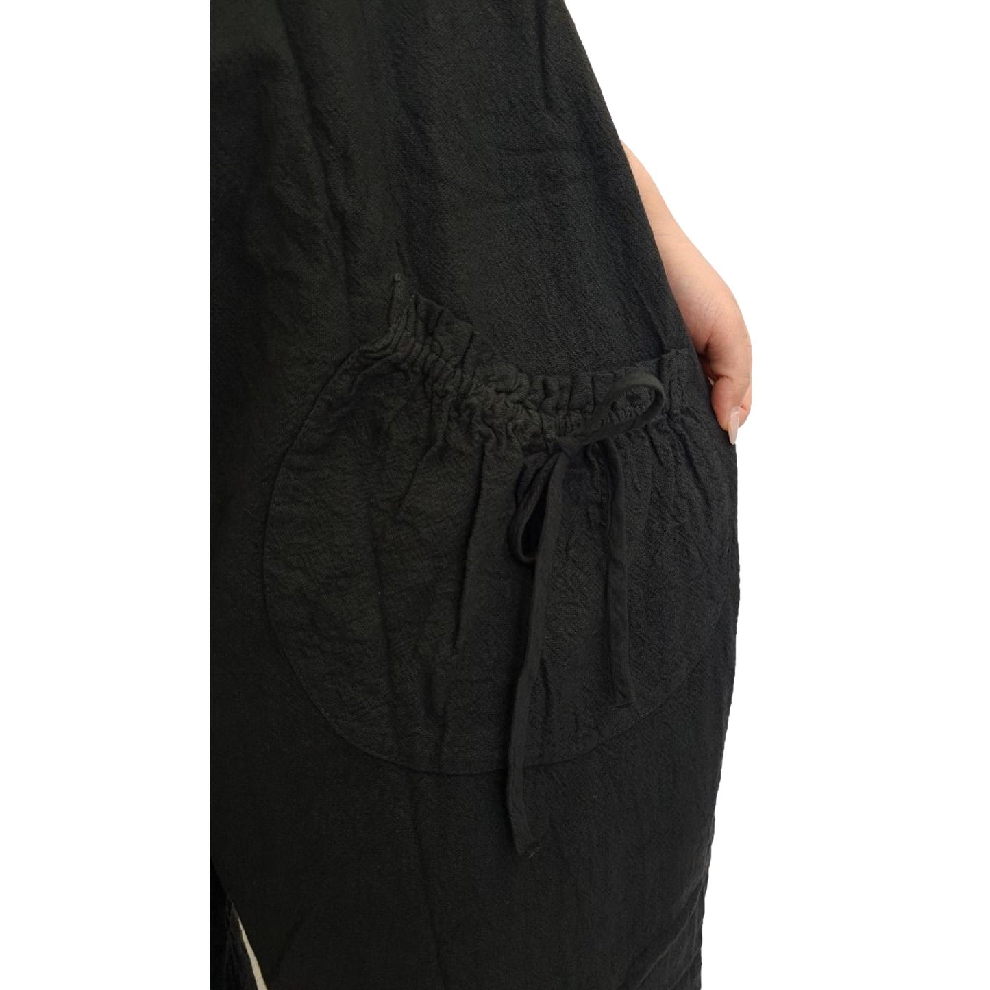 Cotton Wide Leg Overalls