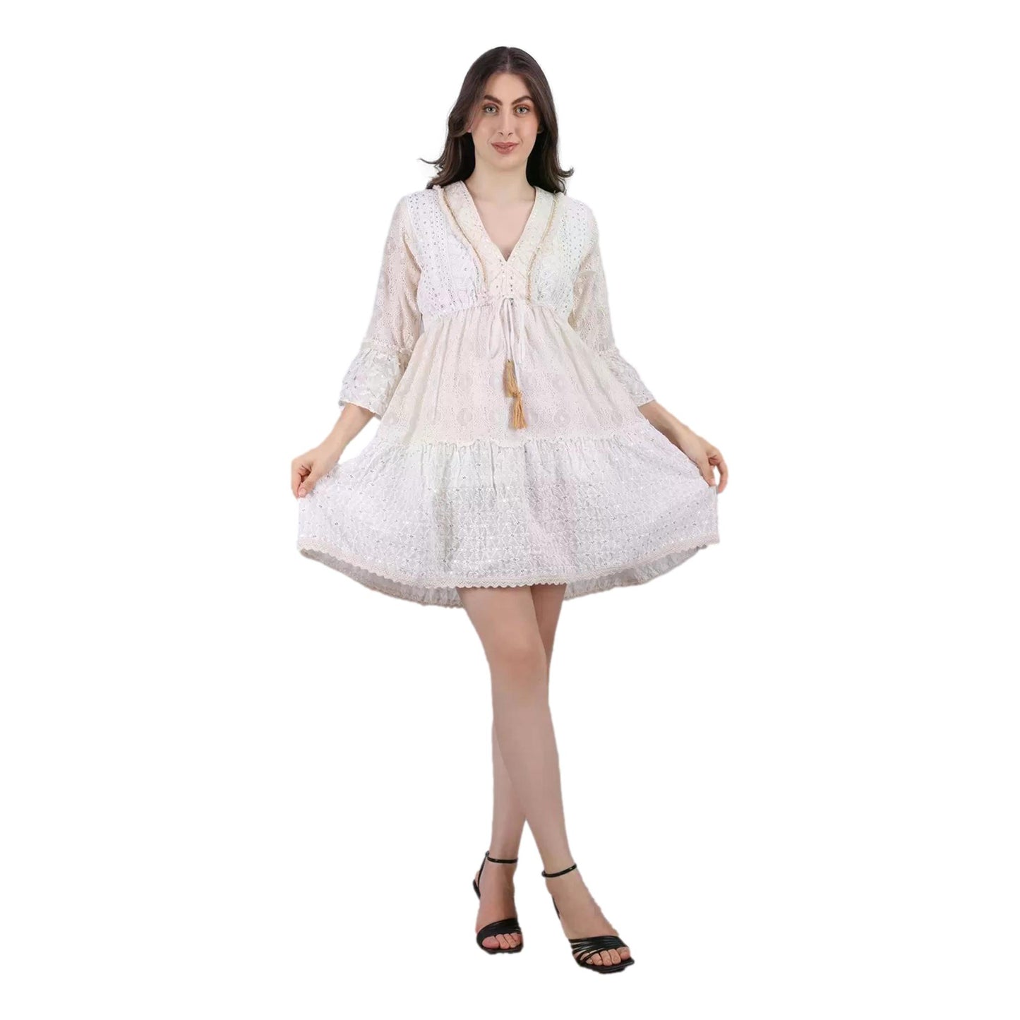 Boho Fit and Flare Dress