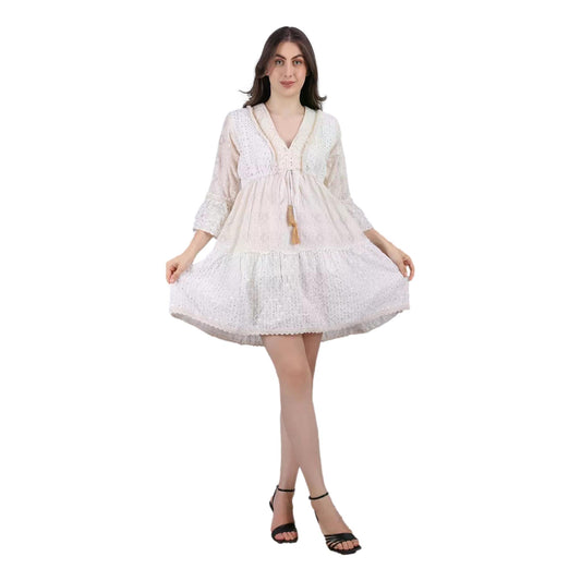 Boho Fit and Flare Dress