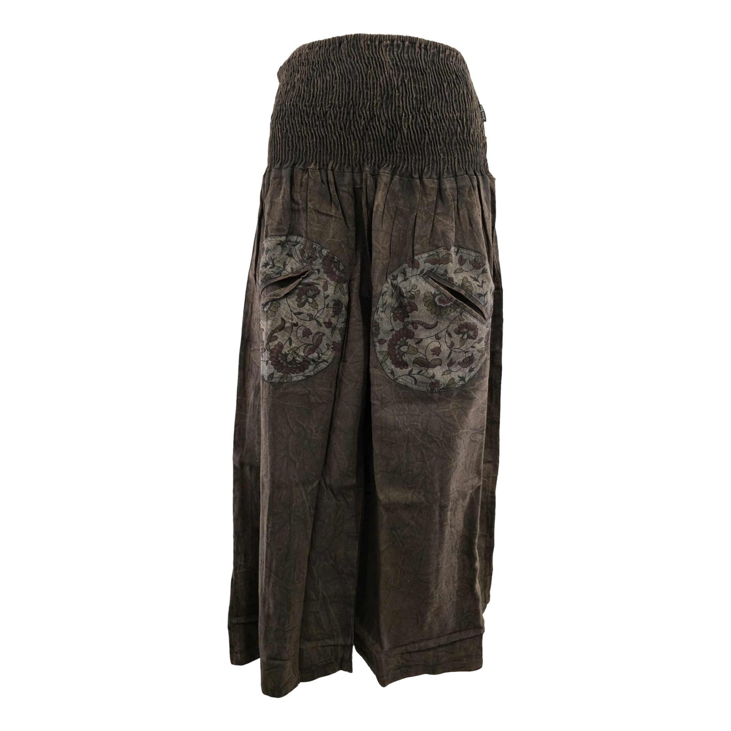 Cotton & Rayon Wide Leg Pants