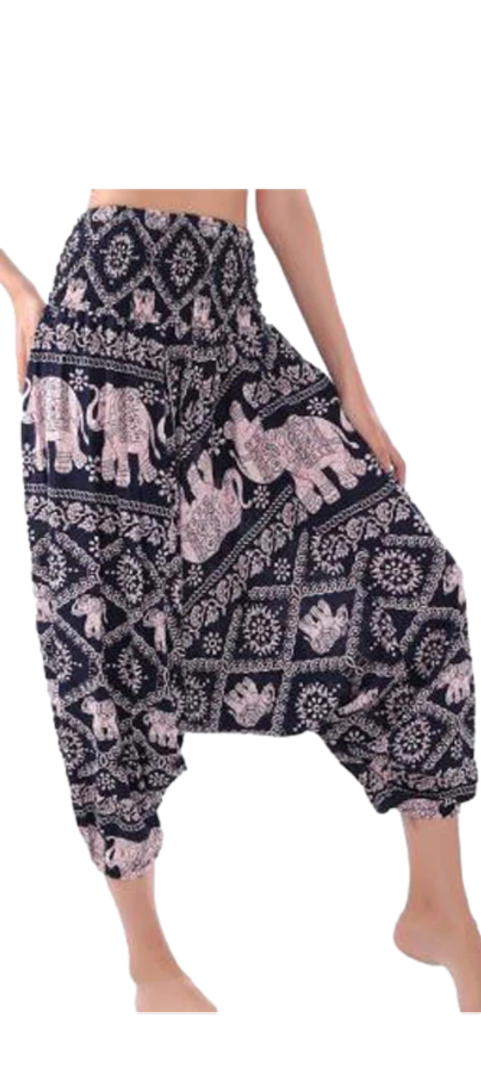Cotton Wide Leg Pants Free Size